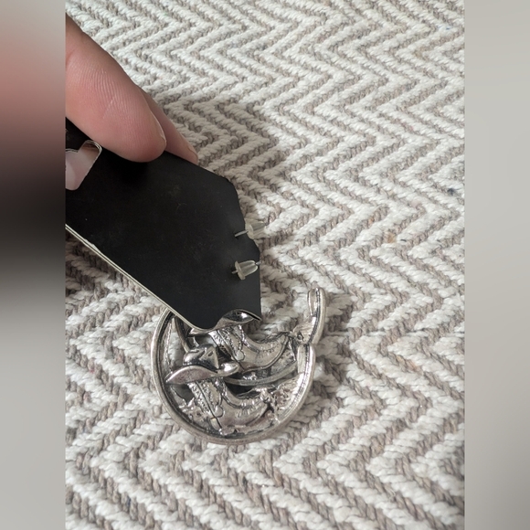 Western Charm Silver Boot Earrings - Picture 5 of 8